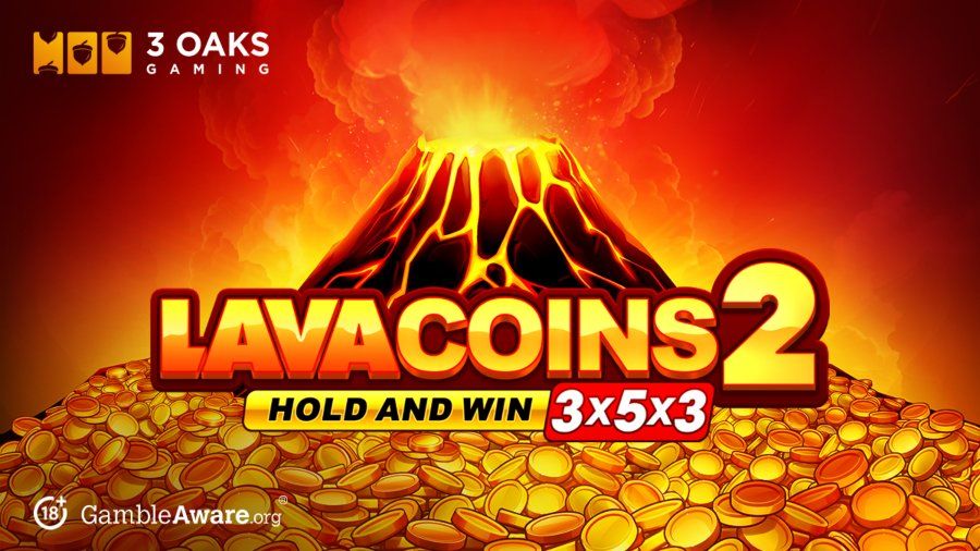 Lava Coins 2: 3 Oaks Gaming potencia aún más la tragamonedas